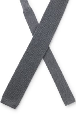 BOSS BY BECKHAM corbata de lana, Gris