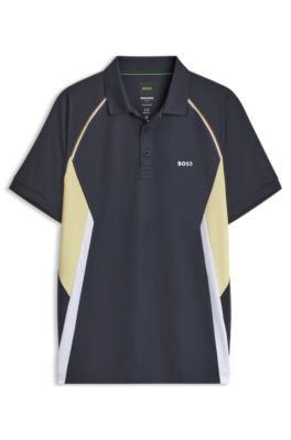 Active polo de secado r&aacute;pido, Azul oscuro