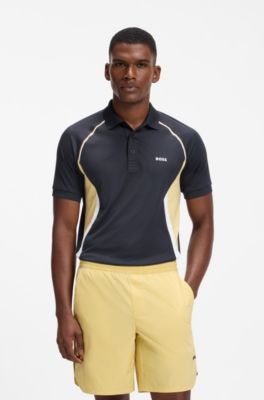 Active polo de secado r&aacute;pido, Azul oscuro