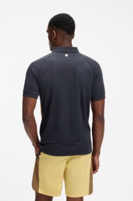 Active polo de secado r&aacute;pido, Azul oscuro