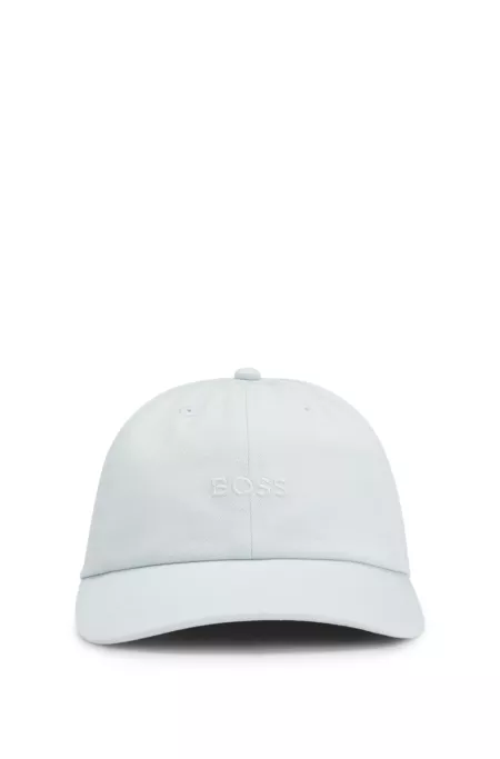 Cotton-twill cap with embroidered logo