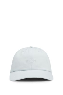 Casquette en twill de coton &agrave; logo brod&eacute;, bleu clair