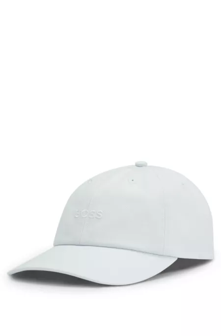 Cotton-twill cap with embroidered logo