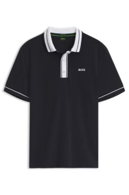 Paddy cotton polo shirt, Dark Blue