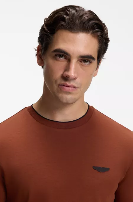 BOSS x ASTON MARTIN T-shirt in mercerized cotton