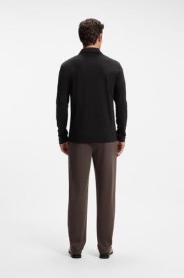 Pallas cotton polo shirt, Black