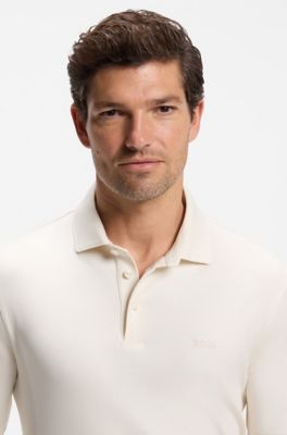 Pallas cotton polo shirt, White
