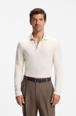 Pallas cotton polo shirt, White