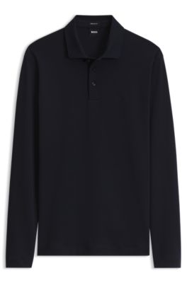 Pallas Polo en coton, Bleu fonc&eacute;