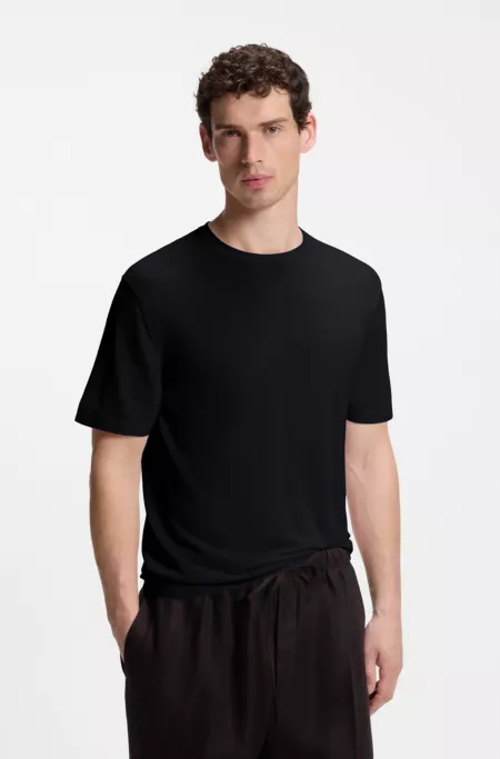 BOSS BY BECKHAM knit T-shirt in virgin wool