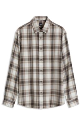 Relaxed-fit shirt, Dark Brown