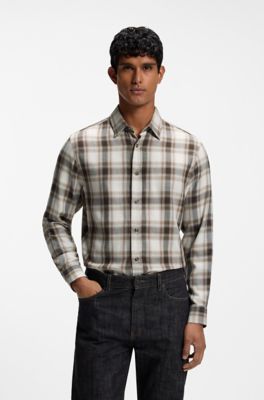 Relaxed-fit shirt, Dark Brown