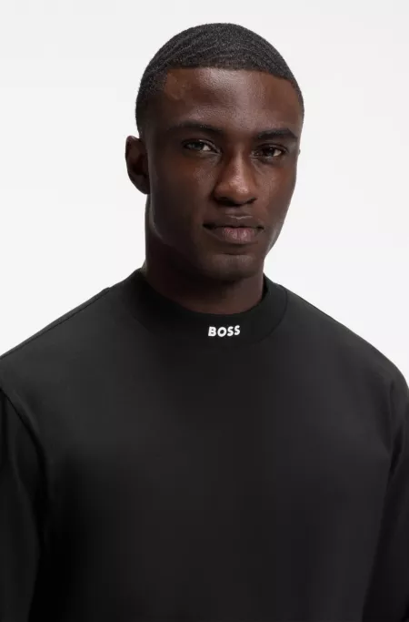 Stretch-cotton T-shirt