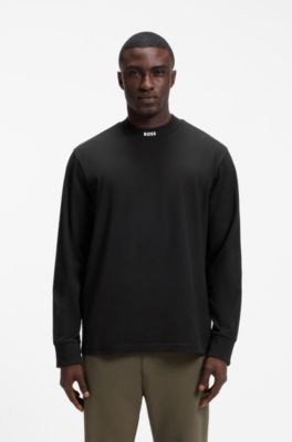 Camiseta de algod&oacute;n el&aacute;stico, Negro