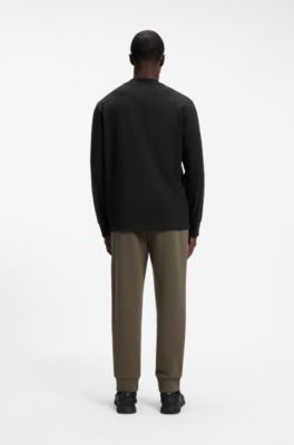 Camiseta de algod&oacute;n el&aacute;stico, Negro