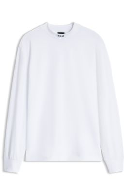 T-shirt en coton stretch, Blanc