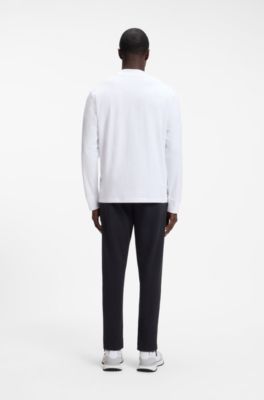 Camiseta de algod&oacute;n el&aacute;stico, Blanco