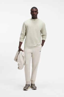 Camiseta de algod&oacute;n el&aacute;stico, Beige claro