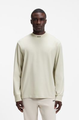 Camiseta de algod&oacute;n el&aacute;stico, Beige claro