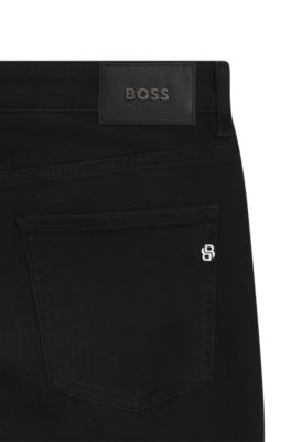 Delaware slim-fit jeans, Black