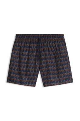 Ba&ntilde;ador estampado, Azul oscuro