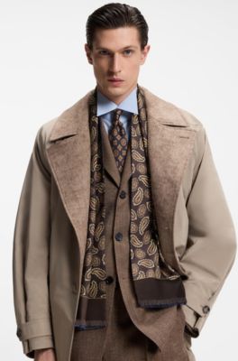 Runway neckwear gift set in silk, Patterned