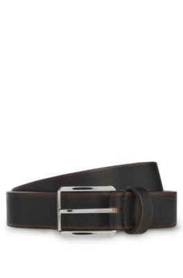 Leather belt, Black