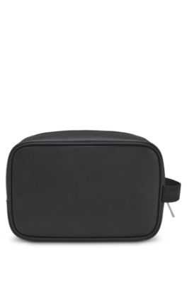 Trousse de toilette &agrave; finitions logo, Noir