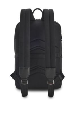 Leather backpack, Black