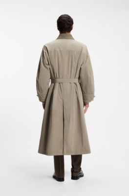 Relaxed-fit trench coat , Light Brown