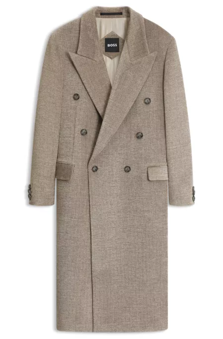 Double-breasted overcoat