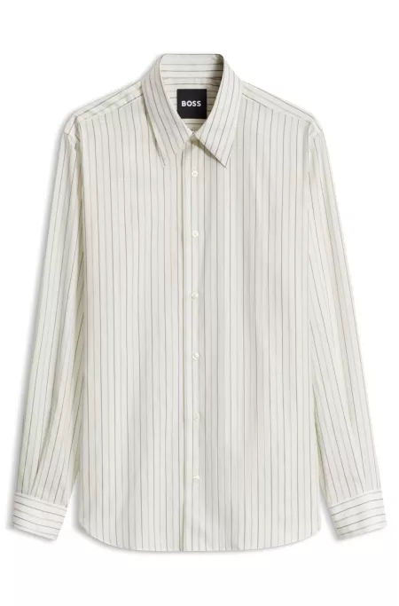 Slim-fit cotton shirt