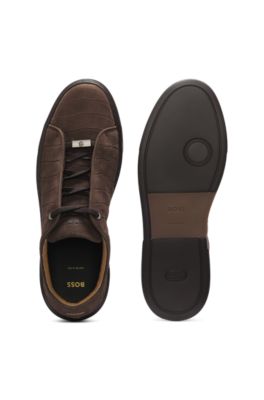 Lace-up sneakers, Dark Brown