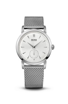 '1512778' | Stainless Steel Strap 3-Hand Quartz Slim Watch, Assorted-Pre-Pack