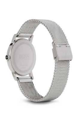 '1512778' | Stainless Steel Strap 3-Hand Quartz Slim Watch, Assorted-Pre-Pack