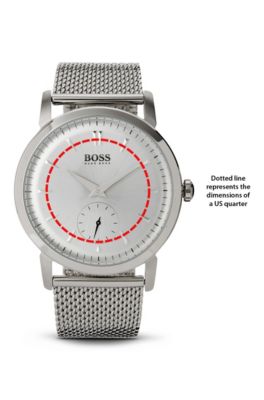 '1512778' | Stainless Steel Strap 3-Hand Quartz Slim Watch, Assorted-Pre-Pack