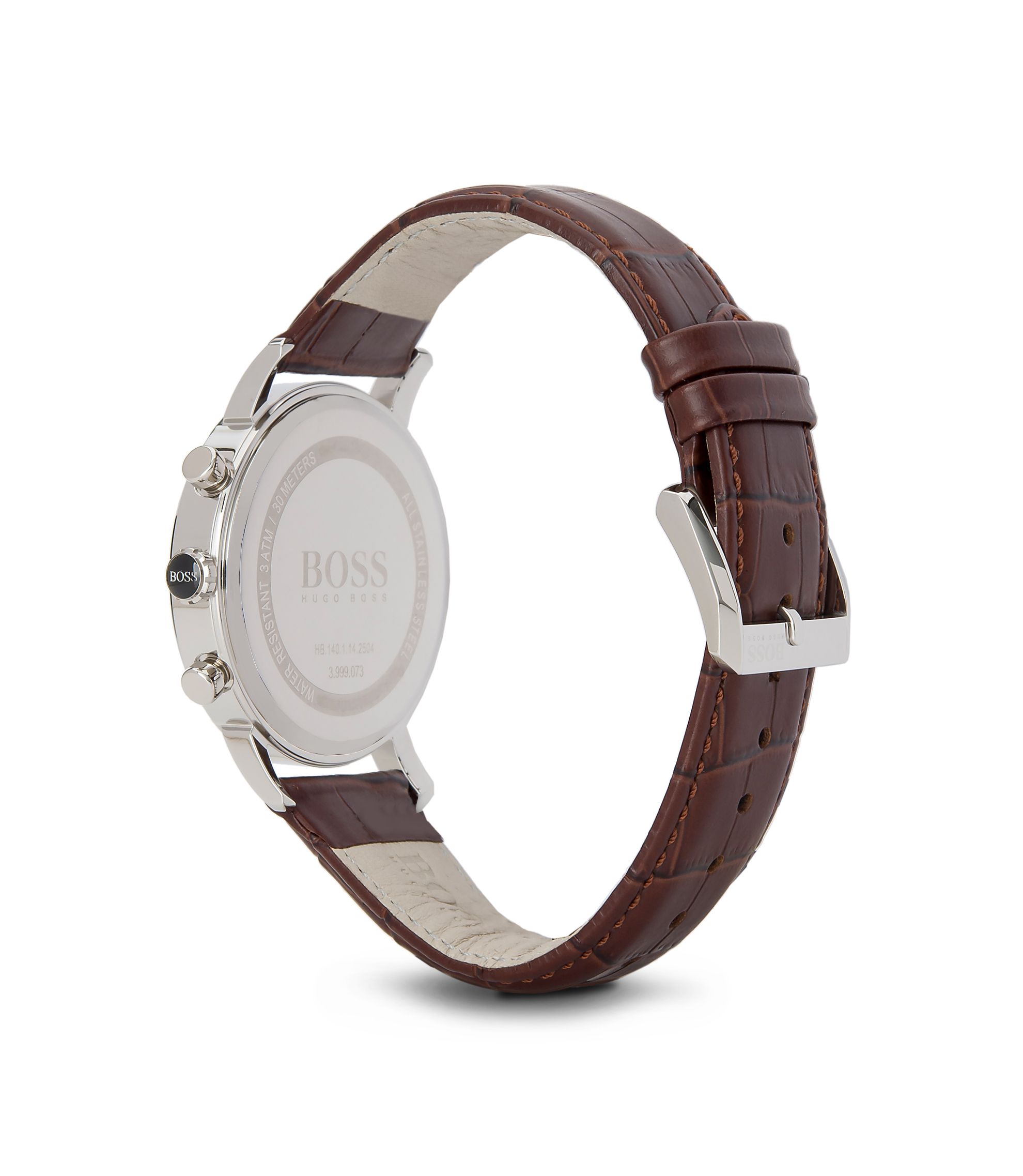 BOSS - '1512871' | Chronograph Brown Croc-Embossed Leather Strap
