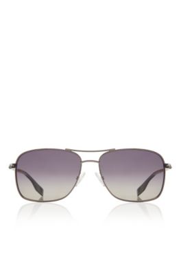 BOSS - Oversized Wood Detail Sunglasses | BOSS 0581