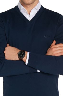 '1513023' | Brown Croc-Embossed Strap 3-Hand Quartz Ambassador Watch , Assorted-Pre-Pack