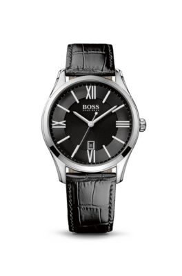 Hugo boss black metal strap cheap watch