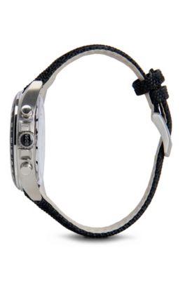 '1513087' | Chronograph Black Nylon Strap Driver Watch , Assorted-Pre-Pack