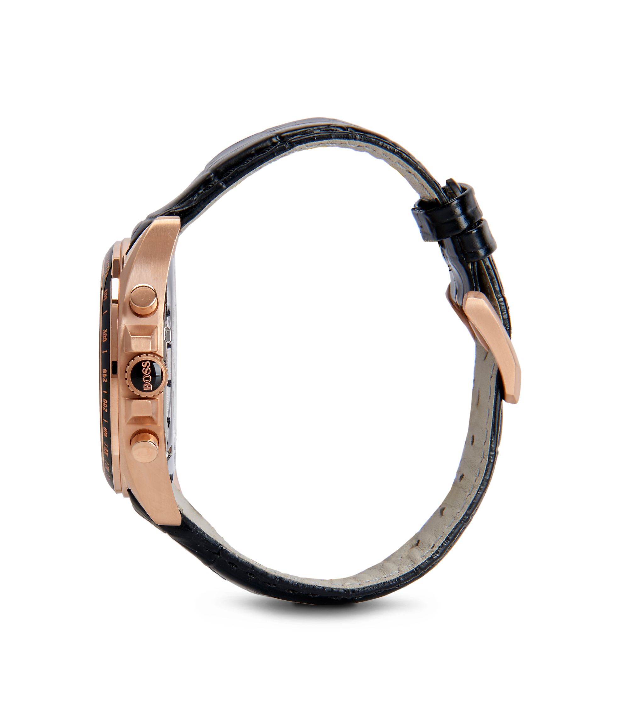 BOSS - '1513092' | Chronograph Leather Strap Driver Sport Watch