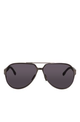 'BOSS  0669S' | Black Lens Carbon Fiber Aviator Sunglasses , Assorted-Pre-Pack
