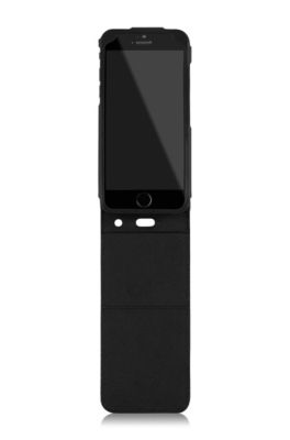 'Reflex IP6' | Leather iPhone 6 Flip Case, Black