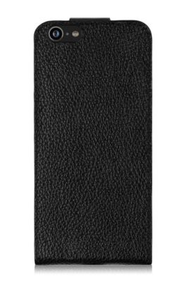 'Reflex IP6' | Leather iPhone 6 Flip Case, Black