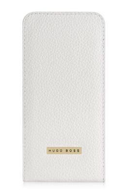 'Reflex IP6' | Leather iPhone 6 Flip Case, White