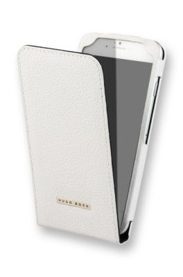 'Reflex IP6' | Leather iPhone 6 Flip Case, White