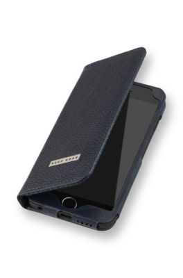 'Folianti IP6' | Leather Magnetic iPhone 6 Case, Dark Blue