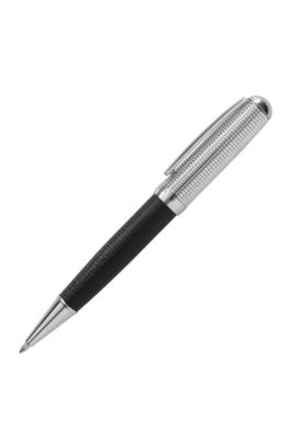 Grid Ballpoint Lacquer Pen | HSU5244, Black