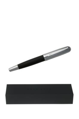 Advance Textured Leather Fountain Pen | HSU5982, Black